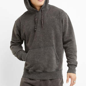 Sudadera con capucha lavada con ácido y logotipo personalizado para hombre, Sudadera con capucha unisex de gran tamaño lavada con tinte de corbata de alta calidad - Product Image 1