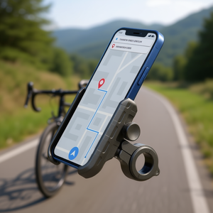Soporte para Teléfono Inteligente para Bicicleta Rider Steel Black MOTOHOLDERALUK - Product Image 3