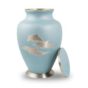 Urne funéraire en céramique rustique émaillée faite à la main avec couvercle de luxe, urne commémorative pour adulte, fabricant OEM en gros. - Product Image 4