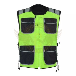 Custom Fashion Adult High Visibility Reflective Breathable Heat Transfer Printed Polyester Traffic Riding Safety Security Jacket - Product Image 2