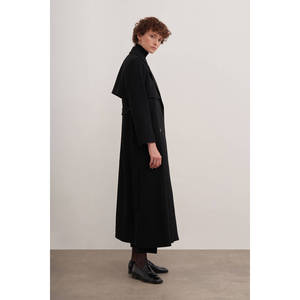Manteau long imperméable à double boutonnage pour femme, style décontracté, imprimé, en coton, pour l'automne - Product Image 2
