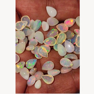 76ชิ้นโอปอลจากเอธิโอเปียธรรมชาติที่มีไฟ9x7มม. ลูกแพร์ cabochons 67 CTS Lot iroc ขายคุณภาพดีอัญมณีหลวม CAB เรา $88 - Product Image 2