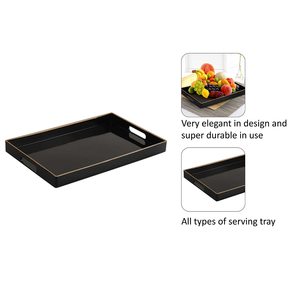 Bandeja de Servicio Artesanal Hecha en India, de Metal, Ecológica, Apta para Lavavajillas y Microondas, Personalizable para el Hogar - Product Image 4