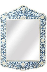 Espejo de pared con incrustaciones de resina hecho a mano de lujo Declaración decorativa moderna para hoteles boutique y hogares - Product Image 6