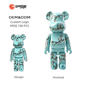 Custom OEM Toys Resin Hand-painted Cartoon <strong>Bear</strong> Art <strong>Figurine</strong> with Customizable logo Multiple Sizes From 12cm up to 100cm - Product Image 1