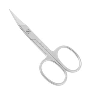 Ciseaux à ongles allemands en acier inoxydable Ciseaux de manucure à lame incurvée avec finition sable 4 pouces - Product Image 1