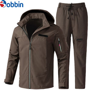 Conjunto de Ropa para Hombre de Moda, Chaqueta Cortavientos, Otoño Invierno, Talla Grande, Chaqueta Informal, Conjunto de 2 Piezas con Pantalones, Chándal Personalizado para Hombre - Product Image 3