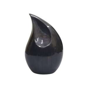 Urnas de cremación en forma de lágrima negra para cenizas, artesanías, urna para adultos, suministros funerarios, venta al por mayor, urna de cremación para humanos, recuerdo de entierro - Product Image 1