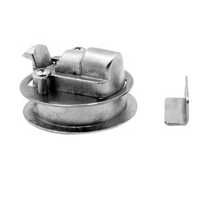 Nouvelle poignée de porte encastrée en acier inoxydable marin 316 de 2 pouces avec loquet à pression pour trappe de pont de bateau - Product Image 3
