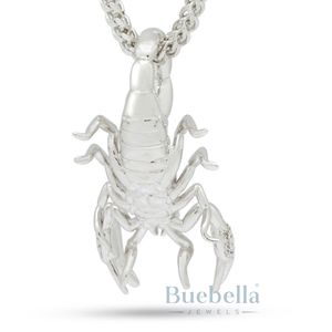 Bọ Cạp Vua Vàng Ice Hip Hop Hoàng Gia Năng Lượng Mặt Dây Chuyền Vòng Cổ Khốc Liệt Tôn Giáo Phong Cách Cho Nam Giới Cưới Moissanite Mặt Dây Chuyền quyến rũ - Product Image 5