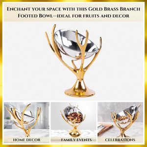 Cuenco de Metal artesanal único con detalles de bordes intrincados, Ideal para decoración de lujo para el hogar y acento de oficina - Product Image 3