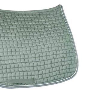 Tapis de selle tout usage léger pour la compétition, rembourrage en polyester matelassé, doublure en mesh avec sangle de maintien pour l'équitation - Product Image 5