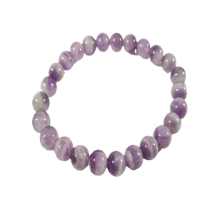 Belle Super Qualité Chevron Améthyste Facettes Amidon Perles Élastiques Bracelet Cristal Naturel Pierre Semi-Précieuse Artisanat - Product Image 1