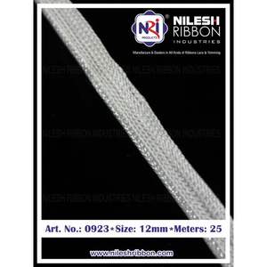 Vente en gros 12mm gris nylon lavable vêtement couture col ruban pour DIY chemises et vestes projets - Product Image 2