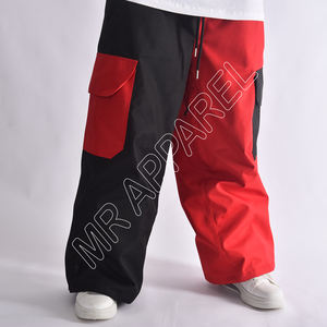 2025 nouveau pantalon de neige Cargo coupe-vent respirant taille réglable OEM thermique grande taille imprimé vêtements de Ski imperméables - Product Image 1