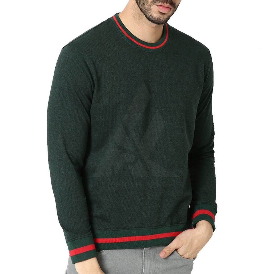 New Design Best Quality 100% Cotton Solid Winter Sweatshirts For Men Low Moq Wholesale Price Made In Pakistan