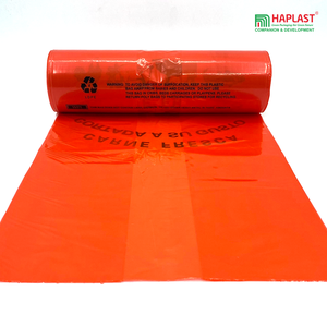 Venta al por mayor personalizado impreso rojo bolsa de embalaje de alimentos pan pastel galletas bolsa de embalaje LDPE bolsas de plástico polivinílico en rollo - Product Image 5