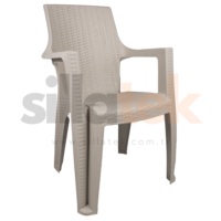 Fabricant turc Nibras, chaises de salon modernes et écologiques pour l'extérieur et le bureau à domicile, avec matériau en rotin, Turquie