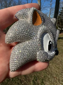 Colgante de racimo enorme para hombre de moissanita real de corte redondo de 4 quilates chapado en oro blanco de 14 quilates - Product Image 6