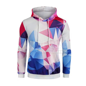 Bas quantité minimale de commande dernier Style sublimation sweats à capuche tissu doux sublimation sweats à capuche nouveau Design basiques coton mélangé sweats à capuche - Product Image 3