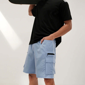 Wholesale Stylish and Functional Mens 2-in-1 Sports <b>Shorts</b> Built-In <b>Compression</b> Liner Ideal for Training and Casual Wear - Product Image 3