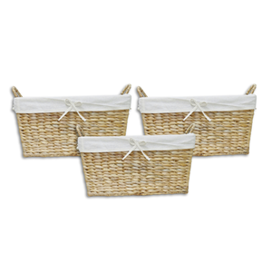 HOT SELLING PRODUCT Vietnam Eco-Friendly <b>Gift</b>: Water Hyacinth <b>Baskets</b> for All Spaces Export From Vietnam - Product Image 1