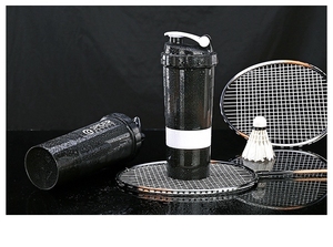 BPA Free Double Layer Sport <span class=keywords><strong>Shaker</strong></span> para Liquidificador Garrafa Custom Gym Plastic Gym Container para Proteína para Camping - Product Image 5