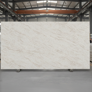 OEM hiện đại 3D toàn thân in đá cẩm thạch nhìn Vàng gân nhân tạo lớn phiến thạch anh Countertop trong nhà bếp đảo bảng <span class=keywords><strong>Top</strong></span> - Product Image 2