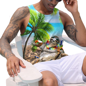 Camiseta sin mangas sublimada de calidad superior personalizada hecha en fábrica, camiseta Racerback debajo del chaleco, camiseta interior para correr, entrenamiento de gimnasio Stringer - Product Image 6