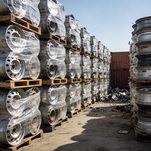 Déchets de jantes en alliage d'aluminium 99% de jantes usagées pour les usines de fonderie d'aluminium - Product Image 1