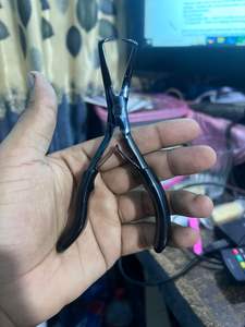 Pince d'extension de cheveux 2pcs avec revêtement noir Plasma Grip | Outils de salon professionnels - Product Image 3