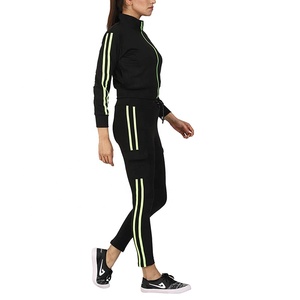 ชุดวอร์มผู้หญิงผ้าเทอร์รี่เนื้อนุ่มเพื่อความสบาย ชุดลำลองผู้หญิงพร้อมแจ็คเก็ตคอสูงแบบมีซิป 2026 - Product Image 1