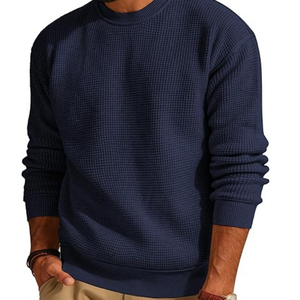 Suéter personalizado de punto de algodón con logotipo OEM, jersey de moda, prendas de punto al por mayor, proveedor de fábrica, fabricante - Product Image 2