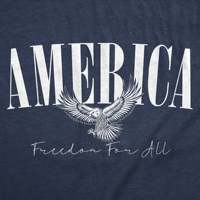Kaos Streetwear America Freedom untuk Wanita Semua Ukuran XS hingga 4XL Ringan dan Bernapas Bahan Katun Model Pendek