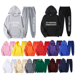 Jersey con capucha para hombre, chándal con logotipo personalizado, chándal de alta calidad para hombre, conjunto de Jogger con logotipo personalizado, chándal Premium - Product Image 3