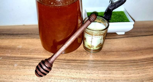 Estick High Quality Mini Wooden Honey Dipper Sticks 10ml Honeycomb <b>Dispense</b> Drizzle for Wedding Parties Reusable Wedding Gift - Product Image 2
