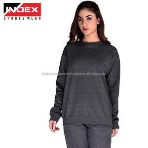 Sweat-shirt pour femmes de qualité supérieure 100% coton, fabrication sur mesure OEM, vêtements d'hiver doux de haute qualité - Product Image 2