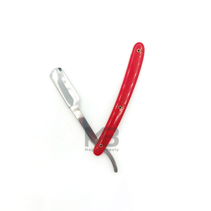 Foldable Manual Barber Straight Razor with Wood Handle Superior Quality Stainless Steel Blades for Men - Product Image 3