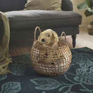 Eco-Friendly Water Hyacinth Storage <b>Basket</b> with Handles Stylish Home Organization and Decor Multi-Purpose Use Made in Vietnam - Product Image 3