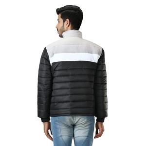 Nueva Colección Chaqueta de Plumón con Bloques de Color, Ajuste Holgado, Chaqueta con Cremallera, Aislamiento Térmico, Cuello Alto, Abrigo de Invierno para Montañismo - Product Image 4