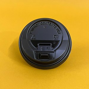 Tapa de taza PLA de 80mm de alta calidad, venta al por mayor de China, tapa de café caliente de plástico desechable biodegradable, tapas y cierres de botellas - Product Image 3