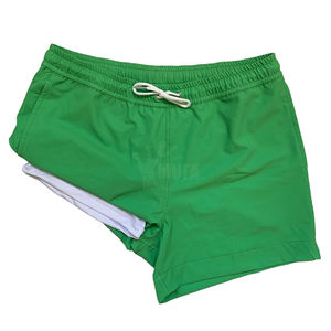 Custom Men's <b>Shorts</b> Mid Waist Swim <b>Shorts</b> Quick Dry Breathable Cotton Trunks Solid Pattern <b>Swimsuit</b> Beach <b>Short</b> Swimwear 2025 - Product Image 3