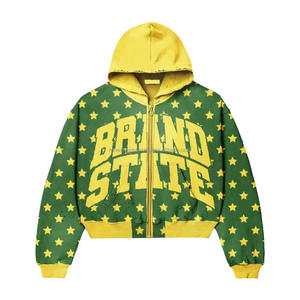 Premium Unisex 400gsm French Terry Zipper-Up Hoodie Winter 100% Cotton Oversized Customizable Fit Expertly Crafted Pakistan - Product Image 1