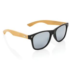 Occhiali da Sole in PC Riciclato e Bambù, Gadget Sportivi Promozionali Sostenibili - Product Image 1
