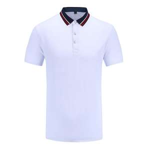 Vente en gros de polos mode de haute qualité 2025 polos en coton et polyester vêtements de rue décontractés polos respirants grande taille pour hommes - Product Image 1