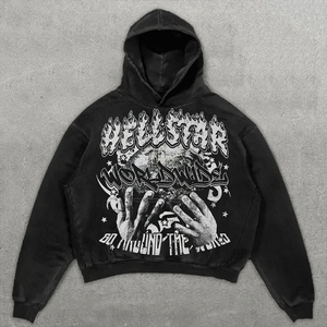 เสื้อฮู้ดดี้ผู้ชายลายมัดย้อมดีไซน์ใหม่ ออกแบบเองได้ ผ้าฝ้ายผสมคุณภาพสูง 100% ผ้าฟลีซเนื้อนุ่ม ระบายอากาศได้ดี - Product Image 6