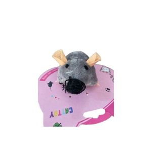 Giocattolo gatto con la coda di peluche-giocattolo cane gatto resistente e divertente 6 cm