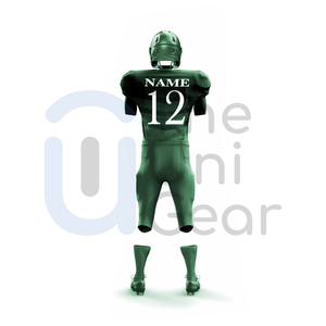 Maillots de football américain personnalisables, ensemble haut et pantalon respirants, vêtements de football américain à manches courtes grande taille - Product Image 4