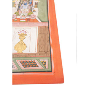 Pichwai Art Green Cotton Cloth <b>Wall</b> Art Tapestry Bohemian Christmas Style Scenic for Home Outdoor Nordic for <b>Wall</b> <b>Decor</b> Ramadan - Product Image 3