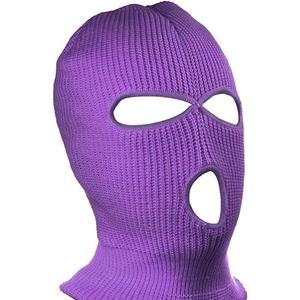 Vente en gros de bonnet tricoté en laine à la mode masque de ski intégral cagoule automne hiver unisexe masque de ski d'extérieur pour la neige - Product Image 3